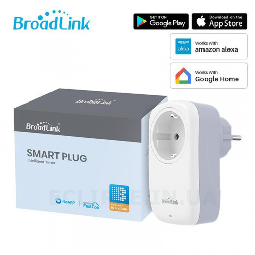 Дистанційна Wi-Fi розетка 16A Broаdlink SP4L EU від BROADLINK за 345грн (код товару: SP4L)