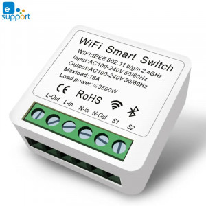 Малогабаритный WiFi вимикач для розумного будинку c таймером, Ewelink (середовище Sonoff)