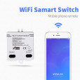 Малогабаритный WiFi вимикач для розумного будинку c таймером, Ewelink (середовище Sonoff) від SONOFF за 225грн