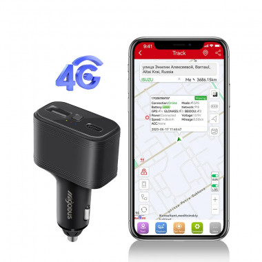 MV77G 4G GPS GNSS трекер-локатор реального времени для прикуривателя