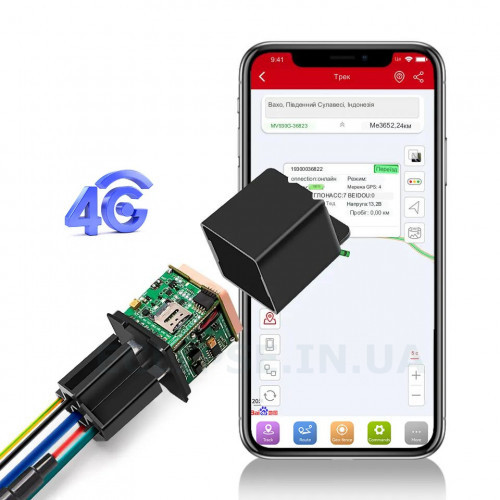 MV930G 4G GNSS реле трекер-локатор реального часу, з контролем відсічення масла або палива від MiCODUS за 1 445грн (код товару: MV930G)