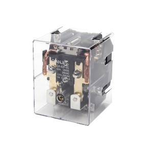 Электромагнитное реле высокой мощности на 120 Ампер 220 Вольт JQX-62F-2Z-120A-220V на DIN рейку