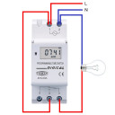 Программируемый цифровой таймер реле времени на DIN рейку с недельным программированием AC 220 до 30 Ампер от TOMZN за 315грн (код товара: AHC30A-220)