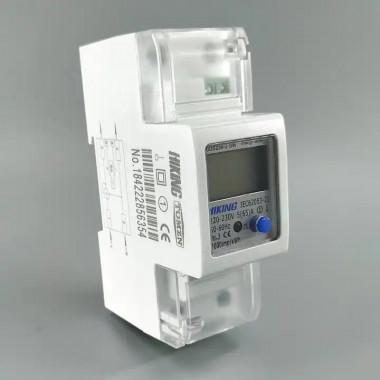 1-фазный высокоточный электросчетчик с реверсным измерением LCD дисплеем и расширенными функциями мониторинга на 65 или 100 Ампер.
