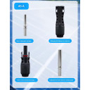 Коннектор соединитель для солнечных панелей PV 1000/1500V на 32/45 Ампер водозащитного типа от TOMZN за 90грн (код товара: MC4-TOMZN)