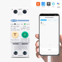 2-х полюсный WiFi выключатель с защитой утечки тока (УЗО) и мощности с напряжением на DIN рейку 220В до 63А Tuya (SmartLife) от TOMZN за 1 245грн (код товара: SMT2T)