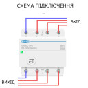 4-х полюсный WIFI выключатель-реле на DIN рейку 3 линии фазы 220/230В до 80A приложение Ewelink (среда Sonoff) от OEM за 1 495грн (код товара: SMT84)