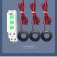 Трехфазный измеритель тока AC до 100A 40-500В на Din-рейку 3 в 1 амперметр с цифровым дисплеем от TOMZN за 325грн (код товара: TO-3A)