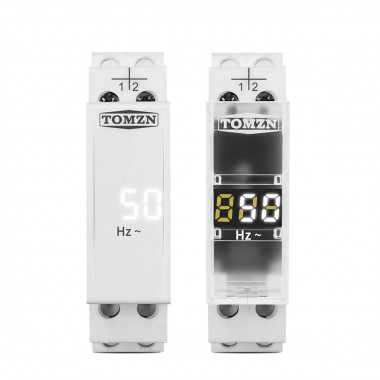 Измеритель частоты (частотомер) сети AC 0-99Hz 40-500В на Din-рейку с цифровым LED дисплеем