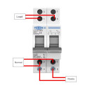 Ручной перекидной переключатель(рубильник) резерва на 1 фазу 2 полюса 220/230 Вольт до 80 Ампер на 3 положения (тип автомата) от TOMZN за 225грн (код товара: TO19G80)