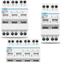 Ручний перекидний перемикач(рубильник) резерву від 2 до 4 полюсів 230/380 Вольт до 63 Ампер на 3 положення (тип автомату) від TOMZN за 345грн (код товару: TO219G63)