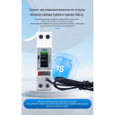 Интелектуальный WiFi выключатель TOMZN TOB9-50LW 1P+N, 12-в-1, 63А, защита от перенапряжения/перегрева, с датчиком температуры от TOMZN за 845грн (код товара: TOB9-63LW)