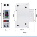 Интелектуальный WiFi выключатель TOMZN TOB9-50LW 1P+N, 12-в-1, 63А, защита от перенапряжения/перегрева, с датчиком температуры от TOMZN за 845грн (код товара: TOB9-63LW)