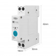 1-но фазный WIFI выключатель-реле с мониторингом напряжения и тока на DIN рейку 220В до 63A для Tuya или Smart Life от TOMZN за 595грн (код товара: TOB9-63M)