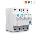 Дистанційне WiFi реле відключення 4P 3*220/230V 63A 50/60Гц на DIN-рейку загальна нейтраль TUYA (SmartLife) від TOMZN за 1 395грн (код товару: TOB9S-63WIFI)