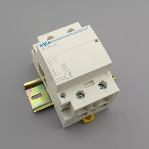 1-х фазне (2-х полюсне) реле-контактор з живленням 220 вольт до 100 Ампер від TOMZN за 695грн (код товару: 100A2P)