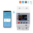Реле защиты от перенапряжений/токов с ваттметром и WiFi на 220/230 Вольт 100 А с измерением температуры NTC приложение Tuya (Smart Life) от TOMZN за 1 725грн (код товара: TOMPD-100LW)