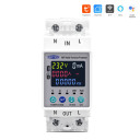 1-но фазный WiFi электросчётчик с цветным LCD дисплеем с подсветкой и защитой на 220/230 Вольт 63 А приложение Tuya (Smart Life) от TOMZN за 765грн (код товара: TOMPD-63SW)