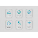 1-но фазный WiFi электросчётчик с цветным LCD дисплеем с подсветкой и защитой на 220/230 Вольт 63 А приложение Tuya (Smart Life) от TOMZN за 765грн (код товара: TOMPD-63SW)