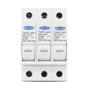 3-х полюсный держатель солнечных фотоэлектрических предохранителей до 32 Ампер DC до 1000V PV 10 x 38 мм для защиты фотопанелей от TOMZN за 355грн (код товара: TOPV-32-3P)