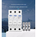 3-х полюсный держатель солнечных фотоэлектрических предохранителей до 32 Ампер DC до 1000V PV 10 x 38 мм для защиты фотопанелей от TOMZN за 355грн (код товара: TOPV-32-3P)