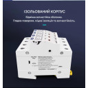 4-х (четырехполюсный) держатель солнечных плавких предохранителей постоянного тока до 32 Ампер DC 1000V PV 10x38 с светодиодным подсвечиванием от TOMZN за 515грн (код товара: TOPV-32-4PX)
