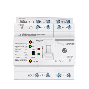TOQ6-63/4P 220/230В 4-х полюсный автомат-переключатель ввода резерва для генератора/сети