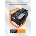 TOQ7-125PV/4P 220/230В 4-х полюсный 3-х фазный автомат переключатель ввода резерва АВР ATS до 125А для инвертора солнечных панелей от TOMZN за 2 495грн (код товара: TOQ7-125PV/4)