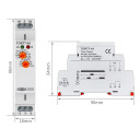 Электронное реле времени TORT7-A1 (16A) на DIN-рейку с задержкой включения со встроенным аккумулятором от TOMZN за 395грн (код товара: TORT7-A1)