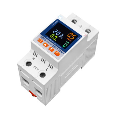 Wi-Fi лічильник енергії з екраном TOVA-63T (63A) Tuya Smart та захистом від витоку струму Wi-Fi лічильник енергії з екраном TOVA-63T (63A) Tuya Smart та захистом від витоку струму