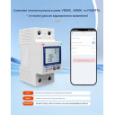 Wi-Fi счетчик энергии с экраном TOVA-63T (63A) Tuya Smart и защитой от утечки тока от TOMZN за 815грн (код товара: TOVA-63T)