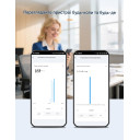 Wi-Fi счетчик энергии с экраном TOVA-63T (63A) Tuya Smart и защитой от утечки тока от TOMZN за 815грн (код товара: TOVA-63T)