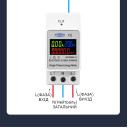 Счетчик потребляемой мощности, с мониторингом тока и напряжения на DIN рейке 3 в 1220В до 100А с цветным дисплеем от TOMZN за 455грн (код товара: TOVAE2-100)