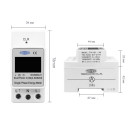 Счетчик потребляемой мощности, с мониторингом тока и напряжения на DIN рейке 3 в 1220В до 100А с цветным дисплеем от TOMZN за 455грн (код товара: TOVAE2-100)