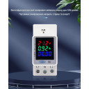 Счетчик потребляемой мощности, с мониторингом тока и напряжения на DIN рейке 5 в 1 220/230В до 100А с цветным экраном от TOMZN за 495грн (код товара: TOVAE2-100C)