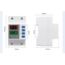 Реле напряжения и тока TOVPD1-63DK 63А (2-полюсное: разрыв Фазы и Нуля L+N) от TOMZN за 595грн (код товара: TOVPD1-63DK)