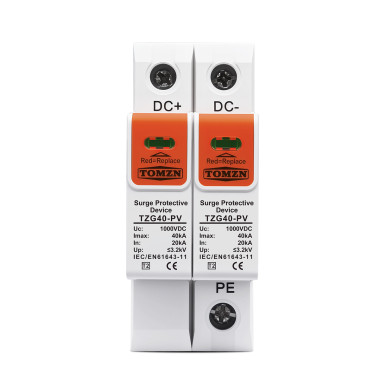 УЗИП Разрядник защиты от импульсного перенапряжения постоянного тока DC SPD 500V 600V 800V 1000V 20KA~40KA