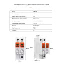 УЗІП Розрядник захисту від імпульсної перенапруги постійного струму DC SPD 500V 600V 800V 1000V 20KA~40KA від TOMZN за 485грн (код товару: TZG40-PV)