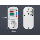 Розетка барьер озетка с защитой от перенапряжения и тока, реле на пруги 90 -300 (230) Вольт AC с регулируемыми порогами защиты на 16 Ампер от SZDQ за 545грн (код товара: VASK16)