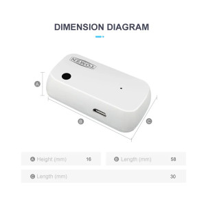 Wi-Fi Датчик детектор освещенности  (яркости) с питанием от USB для Умного дома приложение Tuya или Smart Life