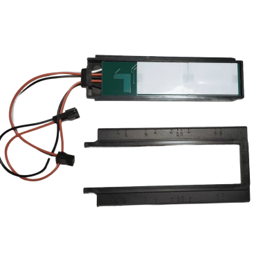 Дзеркальний сенсорний вимикач-диммер з змінним підсвічуванням (червоний / синій) та підтримкою дефгеру на 12 вольт до 5 Ампер