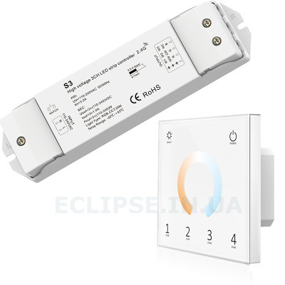 T12 Сенсорний на 220В,DMX512 на 2 кольори +900грн