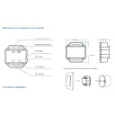 Дистанционный Радио выключатель на 100-240 Вольт AC 1 канал 1.5A Wi-Fi и RF Push Switch SS-B(WT) (приложение Tuya или Smart Life) от SKYDANCE за 645грн (код товара: SS-B(WT))