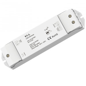 Дистанційний LED контроллер-диммер Skydance V1-L на 12-24 Вольт до 15 Ампер з пультом