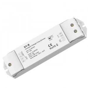Дистанційний контроллер-димер до світлодіодних стрічок  V1-S на 12 - 48 Вольт до 15 Ампер з пультом 