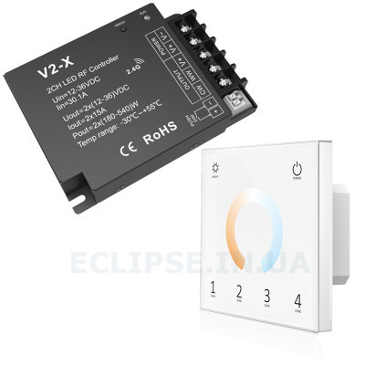 T12 Сенсорный на 220В,DMX512 на 2 цвета +975грн