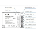 Дистанционный LED контроллер-диммер на 2 канала Skydance V2-X на 12-36 Вольт до 30 Ампер с пультом от SKYDANCE за 875грн (код товара: V2X)