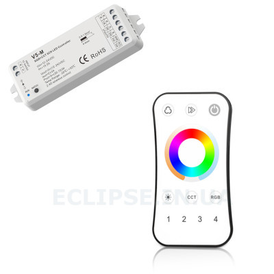 R8-5 на 4 зони RGB + CCT з тач  сенсором на 4 зони 5 кольорів +445грн