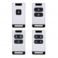 Пульт-брелок білого кольору, прямокутний, від 1-ї до 4-х кнопок 433 МГц від AOKE за 135грн (код товару: PT)