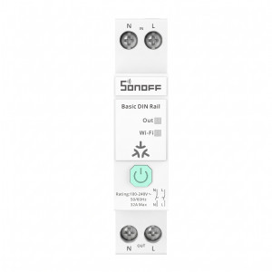 SONOFF BASIC-1GSP інтелектуальний вимикач на DIN рейку через Matter Over WiFi, сумісний з Apple Home